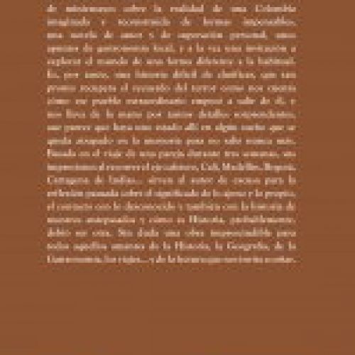 Lo que no te conté de Colombia Contraportada